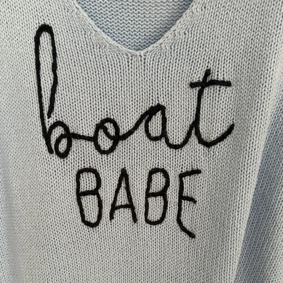 Miracle Sky Blue Knit Top - Picture 3 of 4